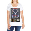 flux capacitor inspired by back to the future ideal birthd present Ladies Curvy T-Shirt