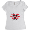 Zombie Security Force Women's Triblend Scoop T-shirt
