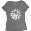 battlestar galactica distressed badge Women's Triblend Scoop T-shirt