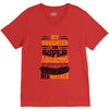 My Daughter Is Super Awesome Her Mother V-Neck Tee