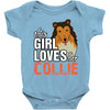 This Girl Loves Her Collie Baby Onesie