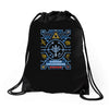ugly sheikah sweater Drawstring Bags