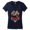 cattle tractor Women's V-Neck T-Shirt