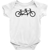 bike tandem Baby Onesie