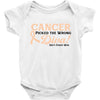 Cancer Picked The Wrong Diva Baby Bodysuit