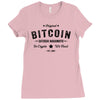 Bitcoin Satoshi Nakamoto In Crypto We Trust Ladies Fitted T-Shirt