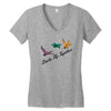 ducks fly together Women's V-Neck T-Shirt