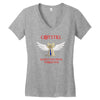 raizez you from purrdition Women's V-Neck T-Shirt