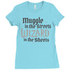 muggle in the streets, wizard in the sheets Ladies Fitted T-Shirt