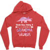 cool grandma saurus. Zipper Hoodie