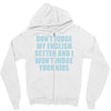 dont judge my english setter Zipper Hoodie