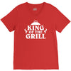 king of the grill V-Neck Tee