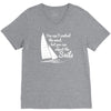 you can't control wind,but.. V-Neck Tee