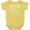 Fuck verb Infant Clothing