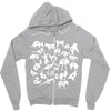 alphabet zoo Zipper Hoodie