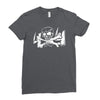 4x4 truck cross bone skull Ladies Fitted T-Shirt
