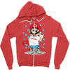 respect line Zipper Hoodie