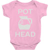 pot head coffee lover Baby Onesie