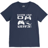 choose your weapon gamer finny retro V-Neck Tee