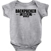 Backpacker Explore The World Baby Bodysuit