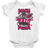 mach pizza Baby Onesie