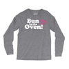 Bun in the Oven with Heart Baby Girl Long Sleeve Shirts