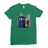 defacing the phonebox hoody Ladies Fitted T-Shirt