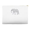 elephant filled pattern cool Accessory Pouches