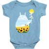 totoro sunflower Baby Bodysuit