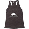 grandpa dinosaur Racerback Tank