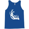 deer antler with buck forest Tank Top