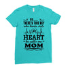 There's This Boy Who Stole My Heart He Calls Me Mom Ladies Fitted T-Shirt