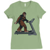 bigfoot treadmill Ladies Fitted T-Shirt