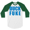 duck fuke 3/4 Sleeve Shirt