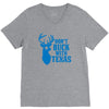 don't buck with texas funny V-Neck Tee