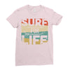 surf for life Ladies Fitted T-Shirt