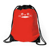 smiling face Drawstring Bags