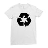 save planet earth Ladies Fitted T-Shirt