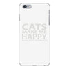 cats make me happy you, not so much iPhone 6/6s Plus Case