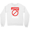 zombie  do not feed the zombies fun Crewneck Sweatshirt