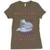 mother of british shorthair Ladies Fitted T-Shirt