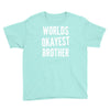 worlds okayest brother funny Youth Tee