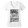 This Guy Is Taken By A Super Sexy December Girlfriend Women's V-Neck T-Shirt