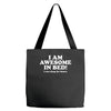 awesome in bed Tote Bags