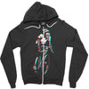 ride in 3d Zipper Hoodie