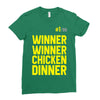 Winner Winner Chicken Dinner Pubg Ladies Fitted T-Shirt