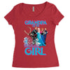 grandpa of the birthday girl Women's Triblend Scoop T-shirt