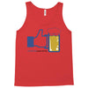 facebook parody beer thumbs up   people like this mens white t shirt Tank Top