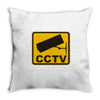 as seen on cctv chav rude,funny,cool,modern,fun Throw Pillow