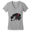 cat signal Women's V-Neck T-Shirt